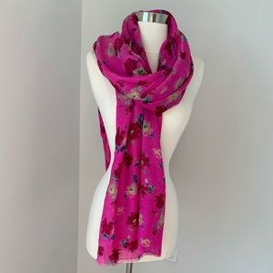 J Crew Floral Scarf